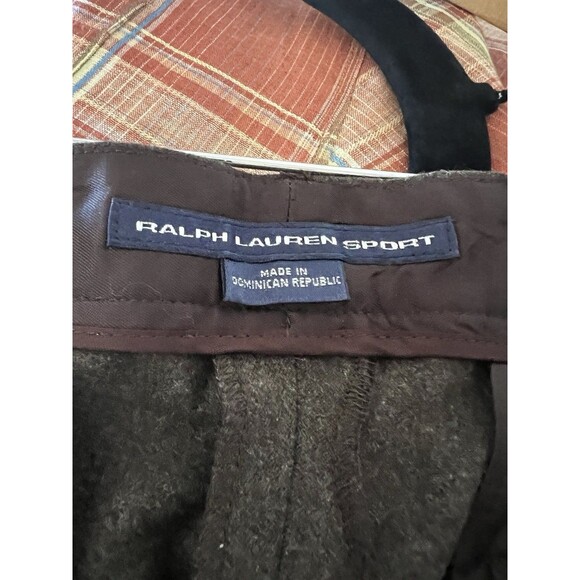 VTG Ralph Lauren Sport Wool Blazer 8 Brown Stretch New Modernist Style 31891 2V - Picture 13 of 16